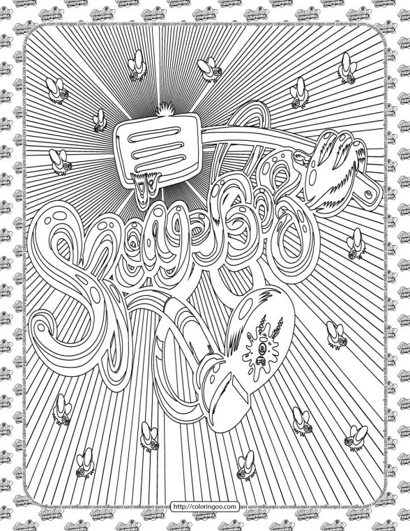 SpongeBob Squarepants Pdf Coloring Sheet 1 spongebob squarepants pdf coloring sheet