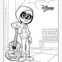 disney coco pdf coloring pages