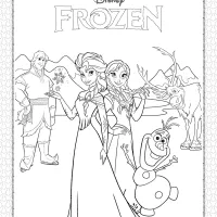 disney frozen pdf coloring pages