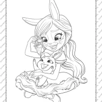 Enchantimals Bree Bunny Coloring Pages 3 enchantimals bree bunny coloring pages