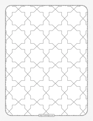 Free Printable Geometric Pattern 026
