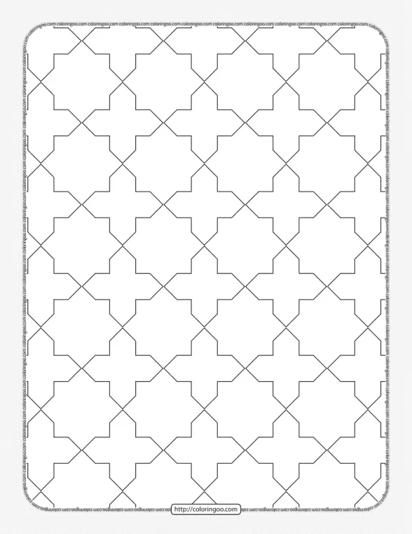 Free Printable Geometric Pattern 026 1 free printable geometric pattern 026