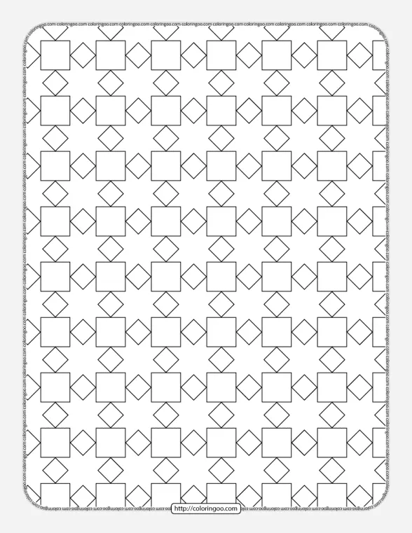 Free Printable Geometric Pattern 028 1 free printable geometric pattern 028