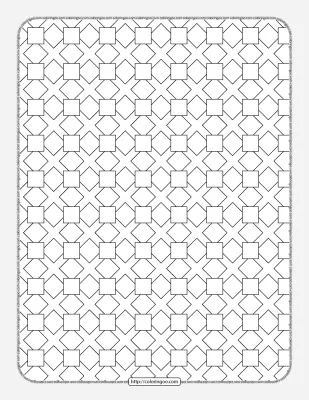 Free Printable Geometric Pattern 029