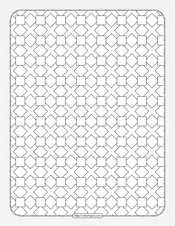 free printable geometric pattern 029
