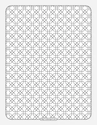 Free Printable Geometric Pattern 030