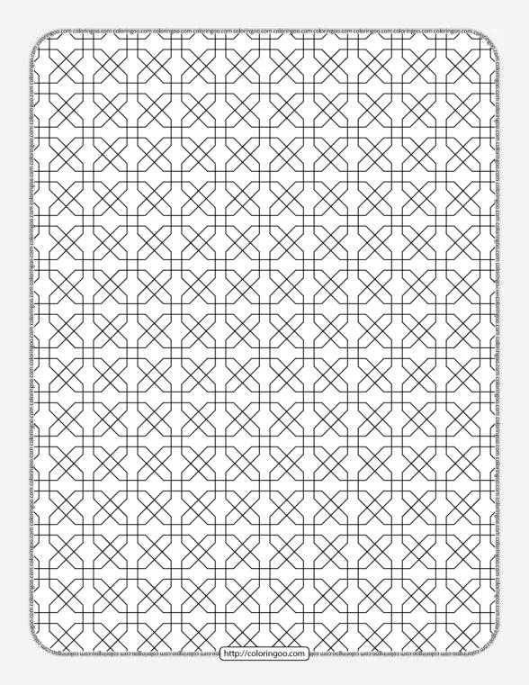 Free Printable Geometric Pattern 030 1 free printable geometric pattern 030