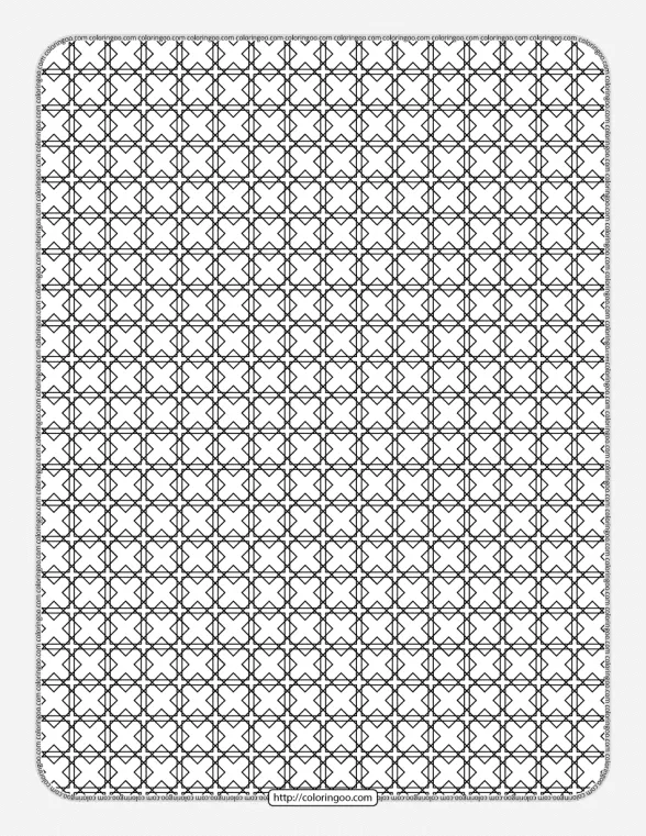Free Printable Geometric Pattern 031 1 free printable geometric pattern 031