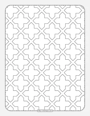 Free Printable Geometric Pattern 032
