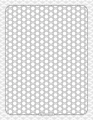 Free Printable Honeycomb Hexagon Pattern