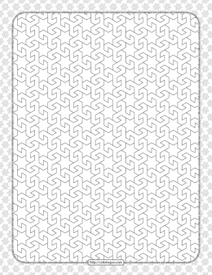 Free Printable Pdf Geometric Pattern 034