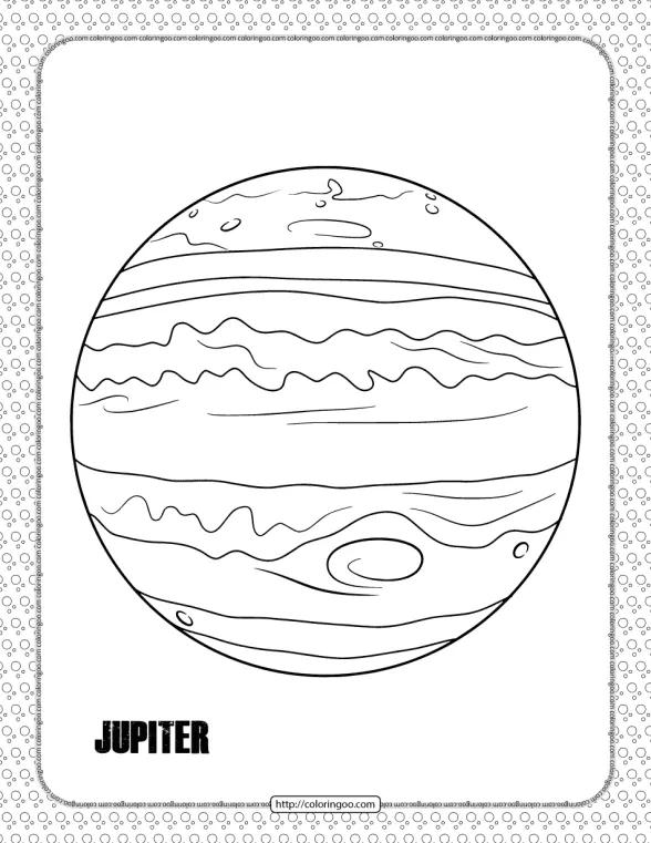Jupiter Planet Coloring Pages 1 jupiter planet coloring pages