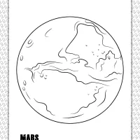 Mars Planet Coloring Pages 13 mars planet coloring pages