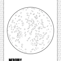 Mercury Planet Coloring Pages 11 mercury planet coloring pages