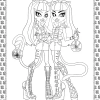 Monster High Coloring Sheet 19 monster high coloring sheet