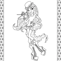 Monster High Coloring Sheet for Kids 17 monster high coloring sheet for kids