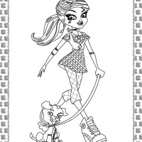 Monster High Frankie Stein Coloring Sheet 15 monster high frankie stein coloring sheet
