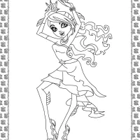 Monster High Pdf Coloring Pages 14 monster high pdf coloring pages