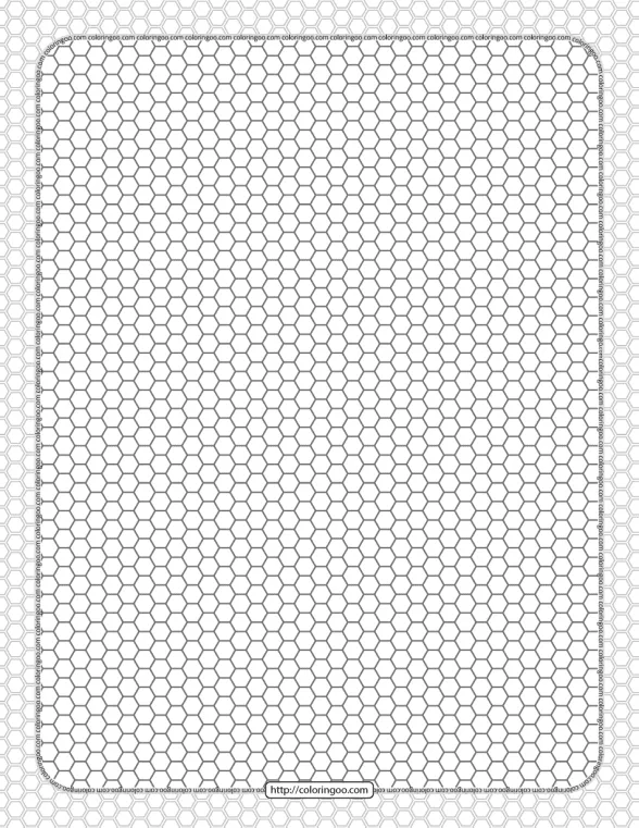 Printable Honeycomb Pattern Hexagon Sheet 1 printable honeycomb pattern hexagon sheet