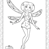 printable mia and me coloring pages