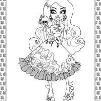 Printable Monster High Coloring Pages 11 printable monster high coloring pages