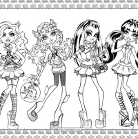 Printable Monster High Pdf Coloring Pages 16 printable monster high pdf coloring pages