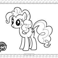 printable pinkie pie coloring page