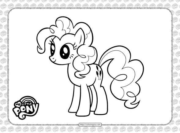 Printable Pinkie Pie Coloring Page 1 printable pinkie pie coloring page