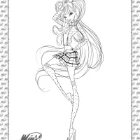 printable winx club musa coloring pages