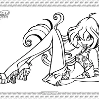 printable winx coloring pages