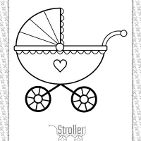 Stroller Word Worksheet and Coloring Page 4 stroller word worksheet and coloring page
