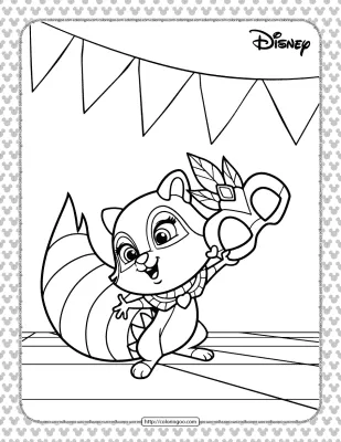 Whisker Haven Tales Windflower Coloring Page
