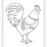 free printable hen coloring pages