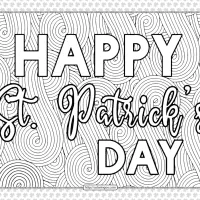 free printable st patricks day coloring pages