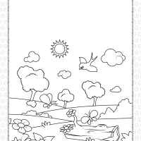 Printable Spring Time Pdf Coloring Pages 13 printable spring time pdf coloring pages
