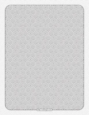 Free Printable Abstract Pattern with Stars