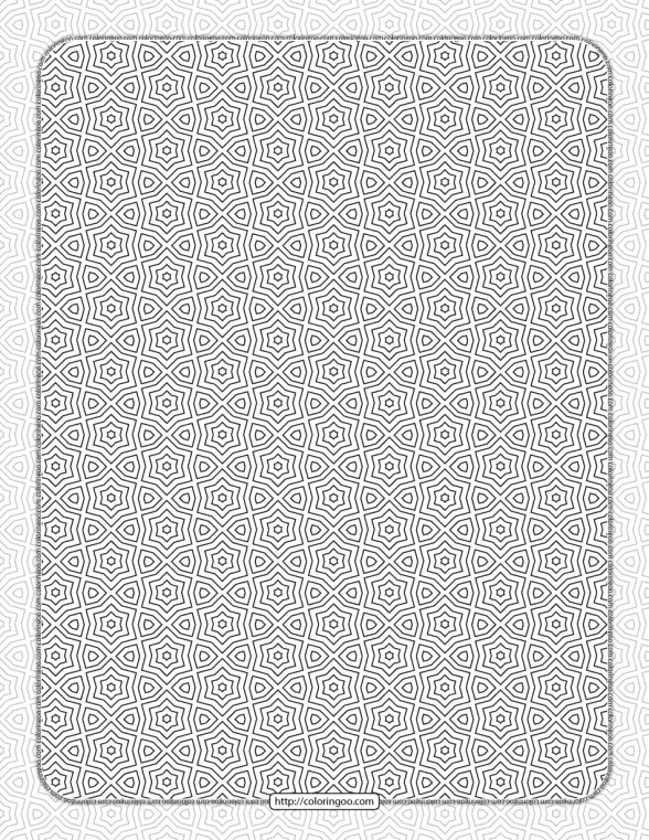 Free Printable Abstract Pattern with Stars 1 free printable abstract pattern with stars