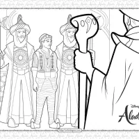 Free Printable Disney Aladdin Coloring Pages 4 free printable disney aladdin coloring pages