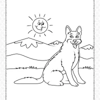 Free Printable Dog Pdf Coloring Pages 9 free printable dog pdf coloring pages