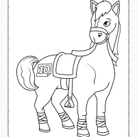 Free Printable Horse Coloring Pages 7 free printable horse coloring pages