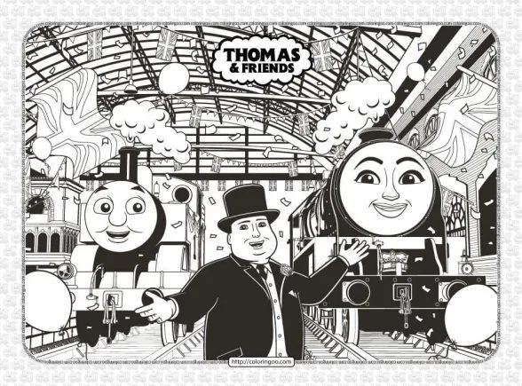 Free Printables Thomas and Friends Coloring Pages 1 free printables thomas and friends coloring pages