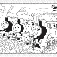 free printables thomas and friends coloring sheet