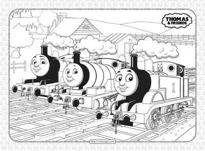 Free Printables Thomas and Friends Coloring Sheet