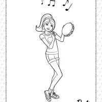 printable barbies sister stacie coloring page