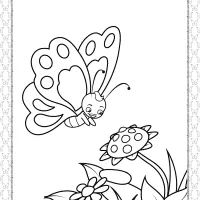 printable butterfly pdf coloring pages 04