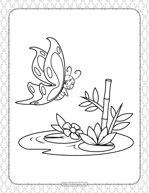 Printable Butterfly Pdf Coloring Pages 09 1 printable butterfly pdf coloring pages 09