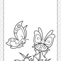 printable butterfly pdf coloring pages 10
