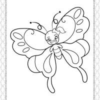 printable butterfly pdf coloring pages 16