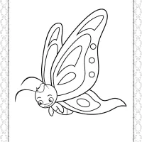 printable butterfly pdf coloring pages 19