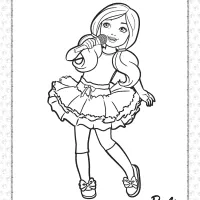 printable chelsea is singing coloring page